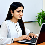 **

"A professional blogger, fully clothed in modest Pakistani attire (shalwar kameez), working on a laptop in a bright, modern office. Background: books, plants, and a whiteboard with SEO keywords in Urdu and English. Focus on a friendly, approachable face. Safe for work, appropriate content, professional, family-friendly, perfect anatomy, natural proportions, well-formed hands."

**